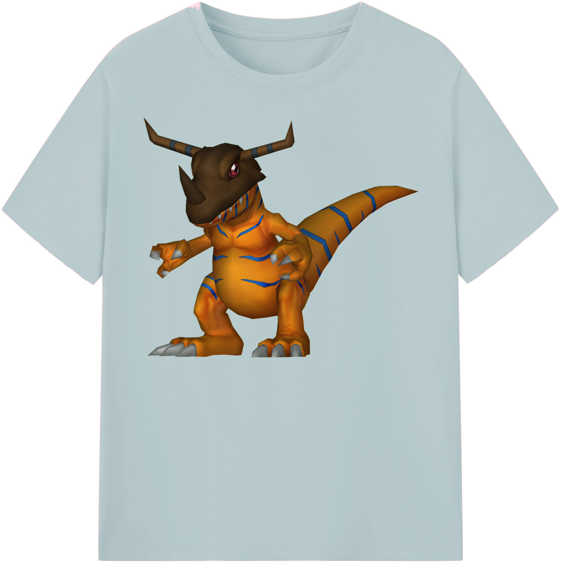 （画像用） Digimon デジタルモンスター/デジモン 綿100％半袖Tシャツ（フロントプリント）